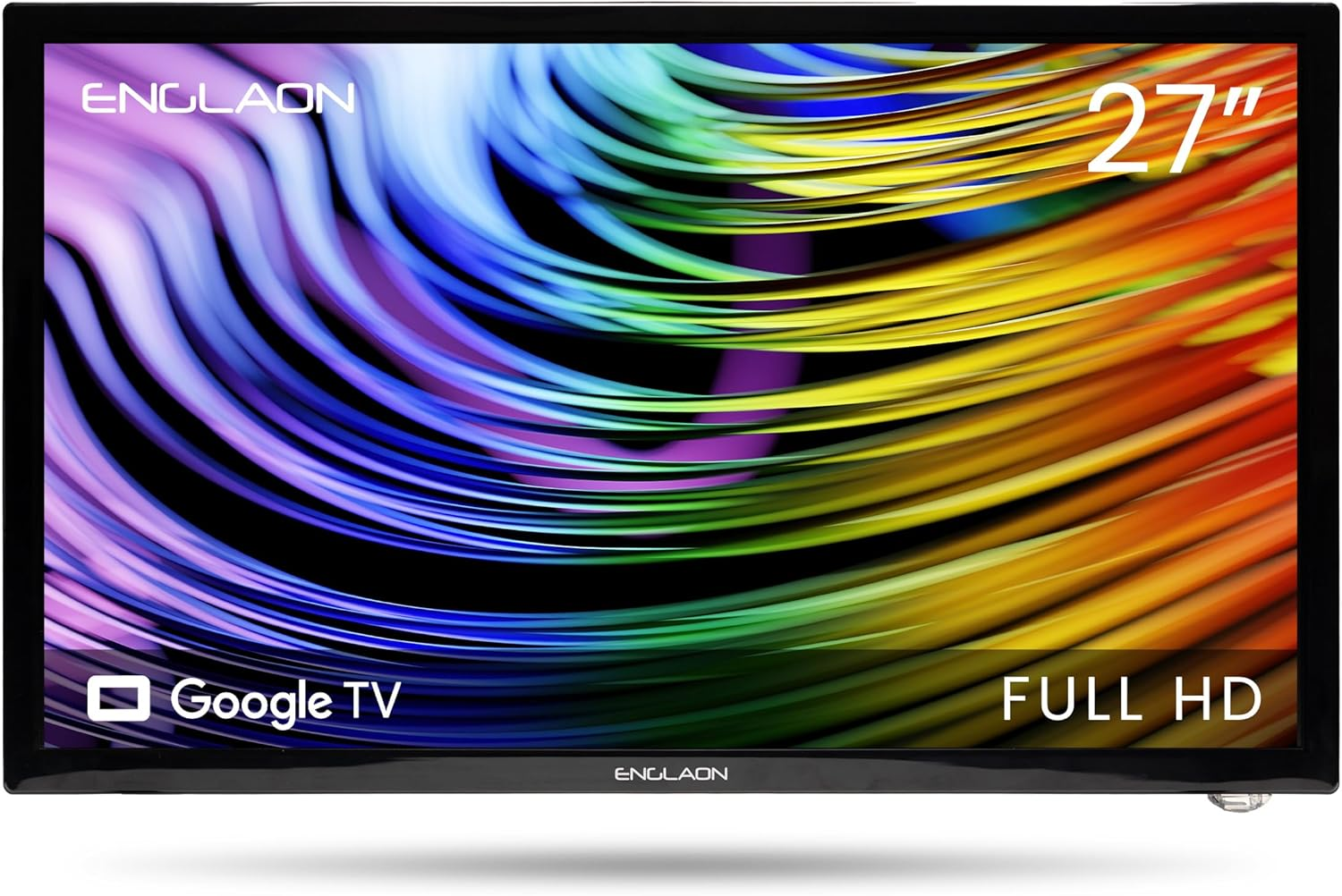 ENGLAON 27 Inch Full HD Smart TV with 12V Display a Built in Chromecast & Bluetooth for Caravan Motorhome Camper or RV Usage
