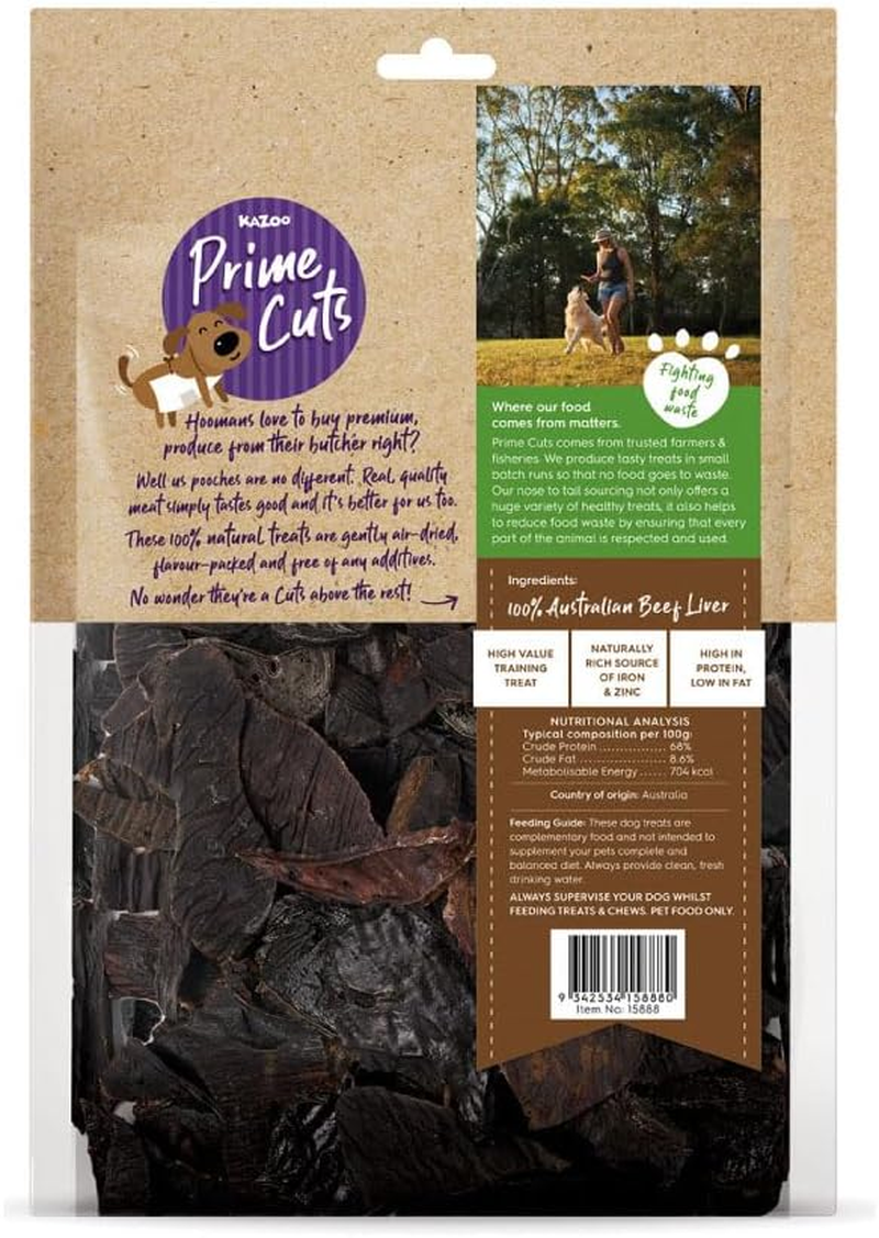 Kazoo Prime Cuts Beef Liver Chips - 500Gm