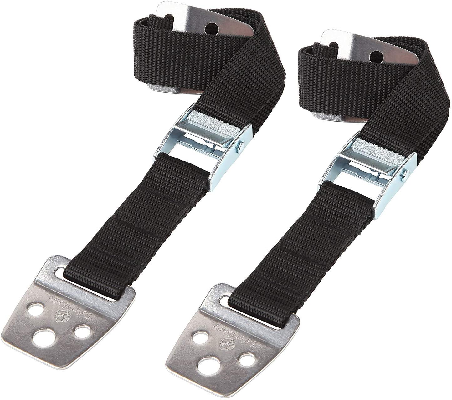 2 Pack TV and Furniture anti Tip Straps, Adjustable Metal Heavy Duty TV Safety Straps for Baby Proofing TV Screen Dresser Bookcase Cabinets image number 1