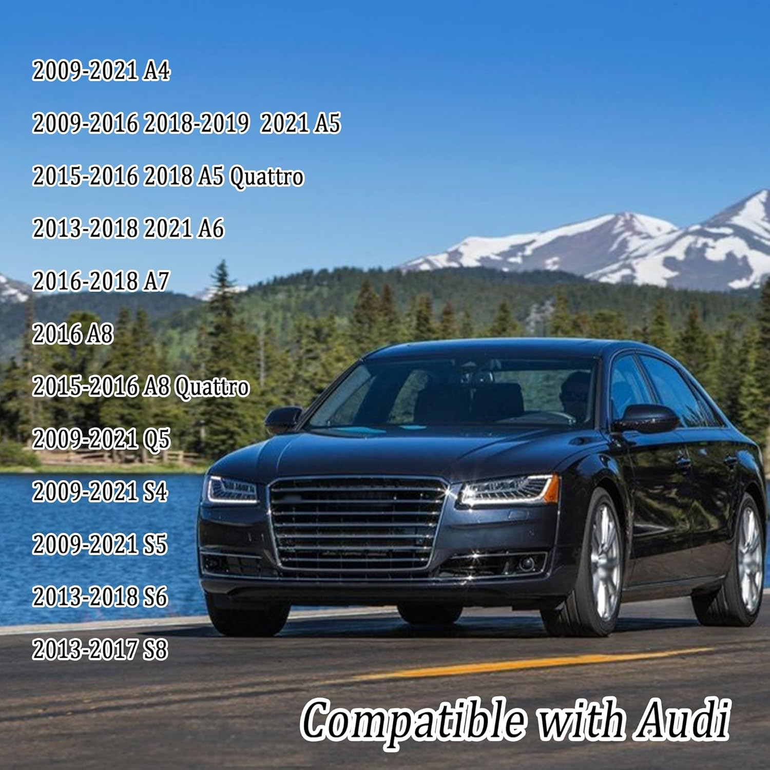 Car Push Start Button Cover for Audi Cool Aluminum Engine Start Button Cover with Metal Ring Car Decoration Car Accessories Interior Start Stop Button Cover (Red) - Blue image number 2