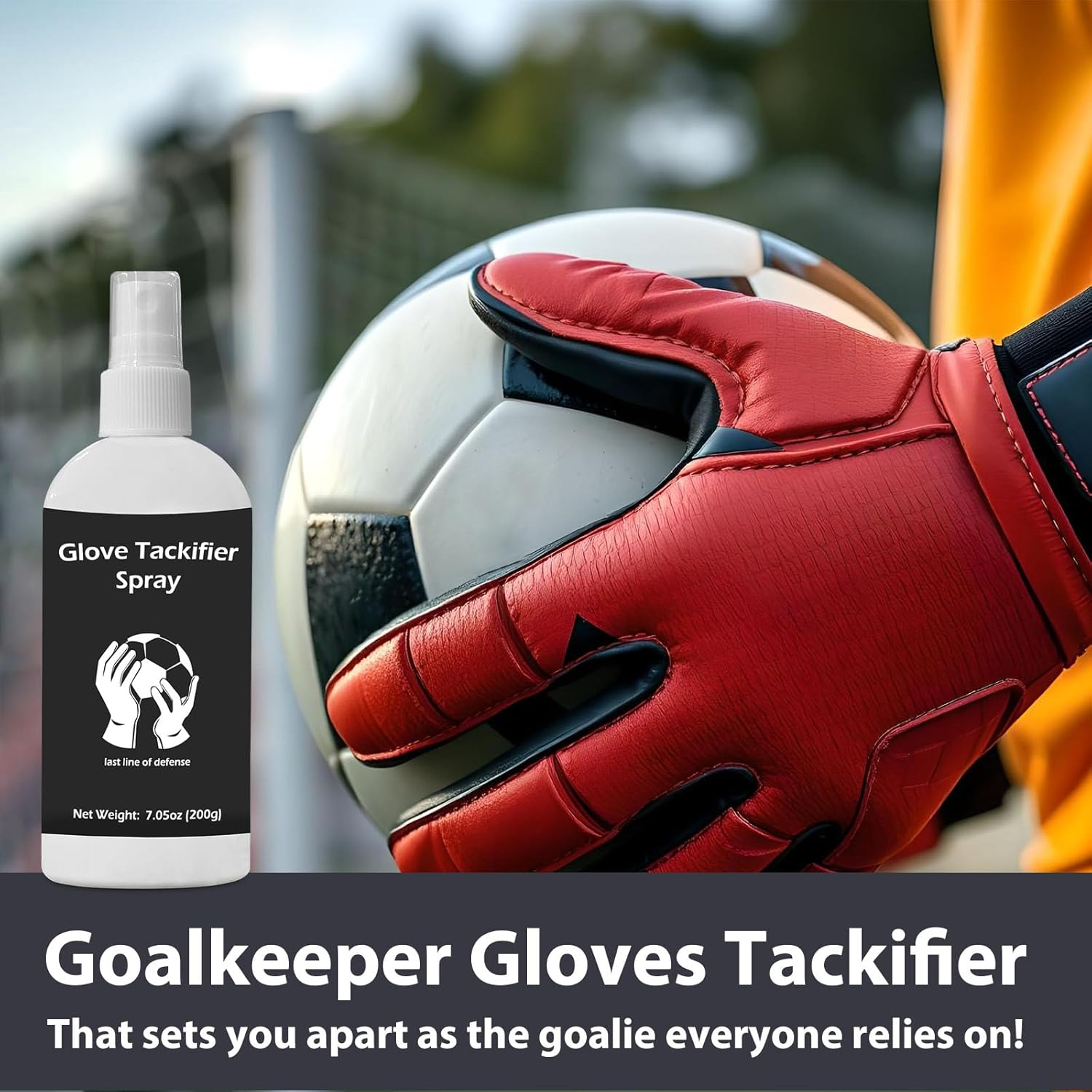 WAN2TLK 200Ml Goalkeeper Gloves Tackifier, Goalie Glove Spray Glue, Sticky Spray for Football Gloves Enhanced Grips on Any Glove image number 6