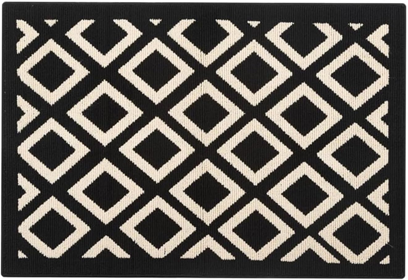 Indoor Door Mat, Non-Slip Absorbent Resist Dirt Entrance Mat, Anti-Slip, Machine Washable Front Doormats, Low Profile inside Floor Mat Doormat for Entryway, 32X20 Inches image number 6