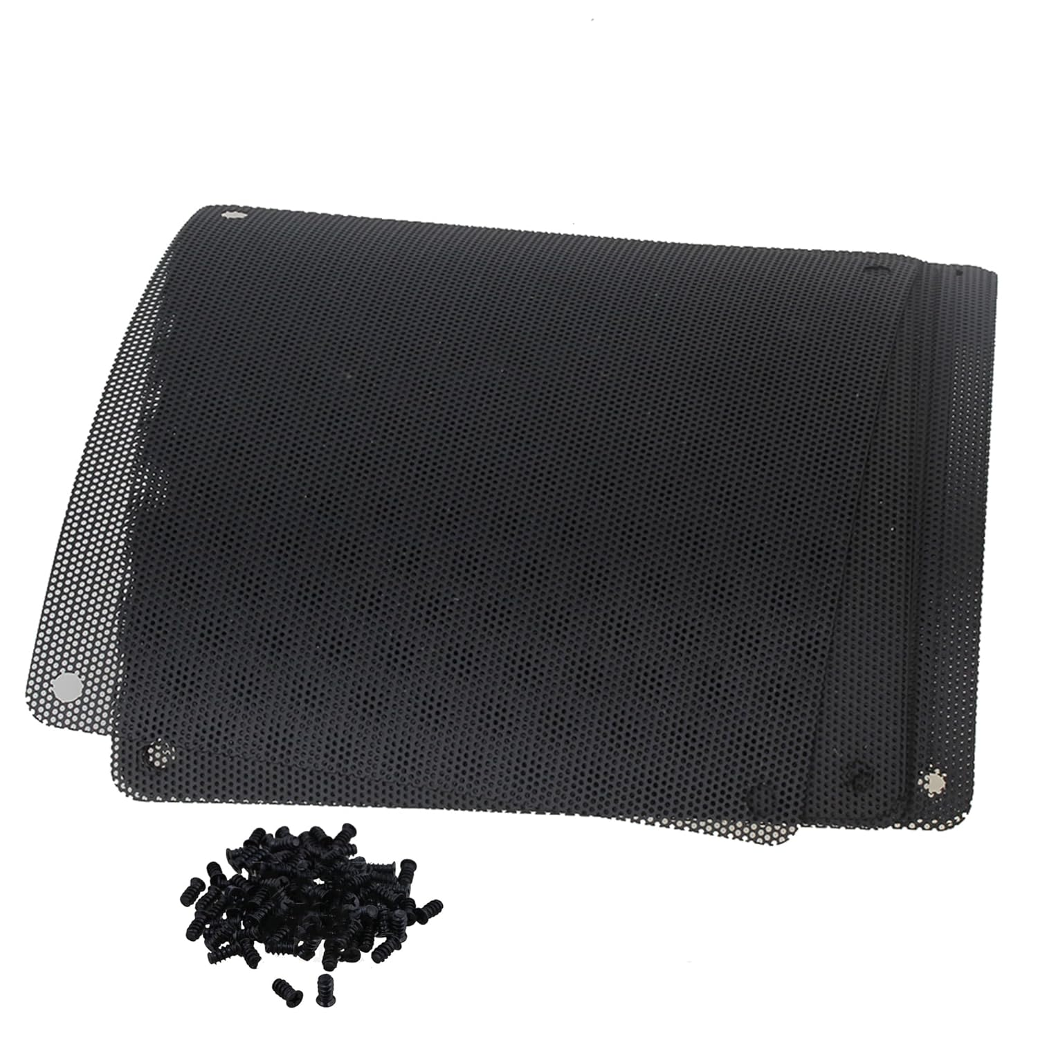 BQLZR 140Mm PVC Black PC Cooler Fan Filter Case Cover Computer Mesh Pack of 10 image number 2