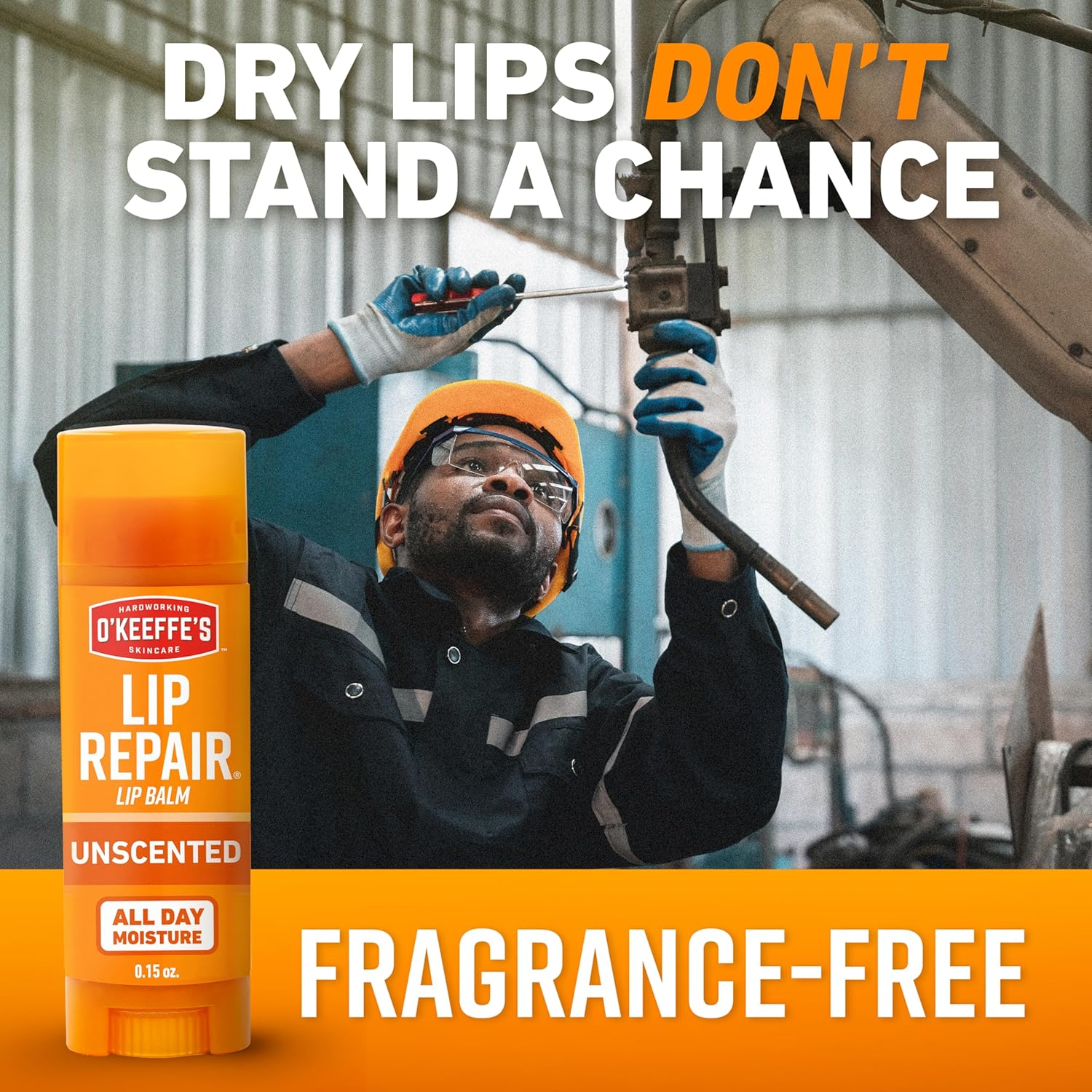 O'Keeffe'S Lip Repair Unscented Lip Balm, 4.2G &ndash; for Extremely Dry, Cracked Lips. All-Day Moisture with 7 Moisturising Ingredients Relieves & Heals Very Dry Lips with a Flexible Barrier image number 4