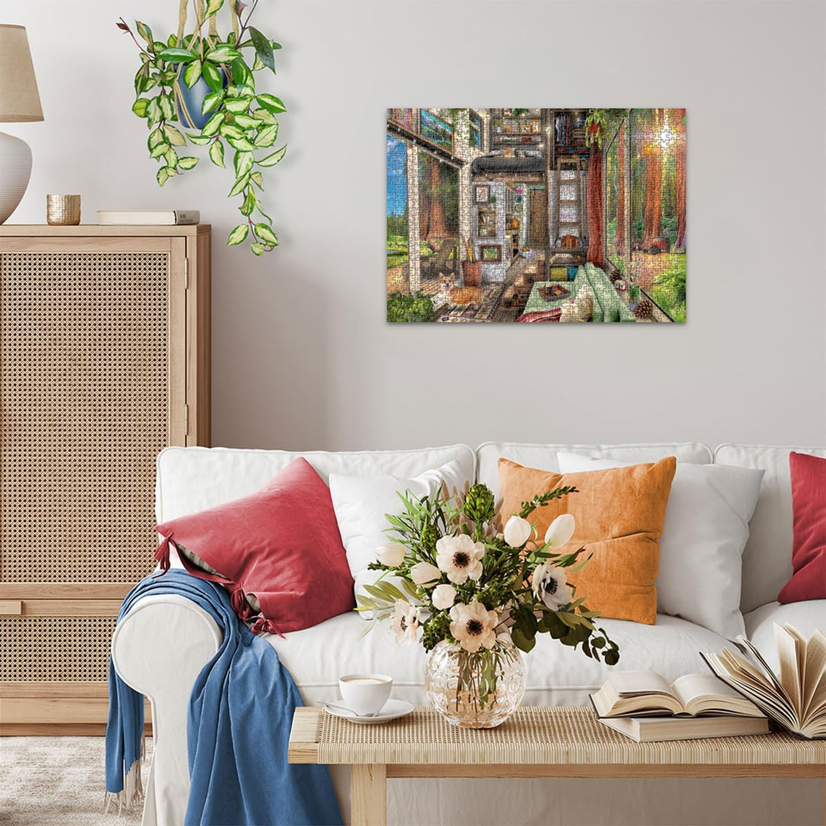 Ravensburger Redwood Forest Tiny House Puzzle (1000 Pieces) image number 4