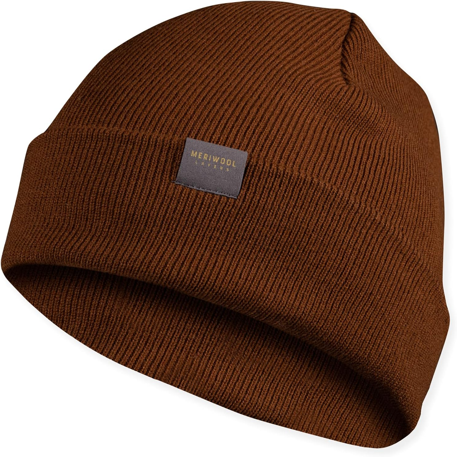 MERIWOOL Beanie for Men and Women - Merino Wool Blend Ribbed Knit Winter Hat