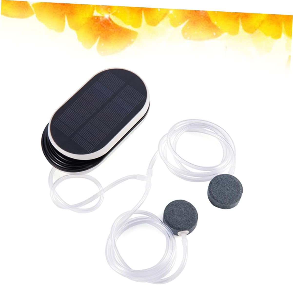 TEHAUX Solar Powered Aquarium Oxygen Pump Portable Fish Tank Air Aerator for Outdoor Fishing Quiet Oxygenation Design for Small to Medium Tanks image number 3