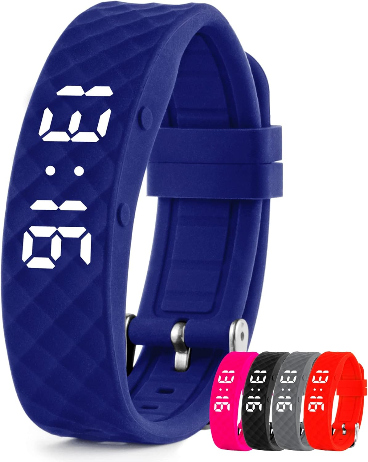 Vibrating Alarm Reminder Watch - with up to 10 Personal Alarms or Pill Reminders per Day