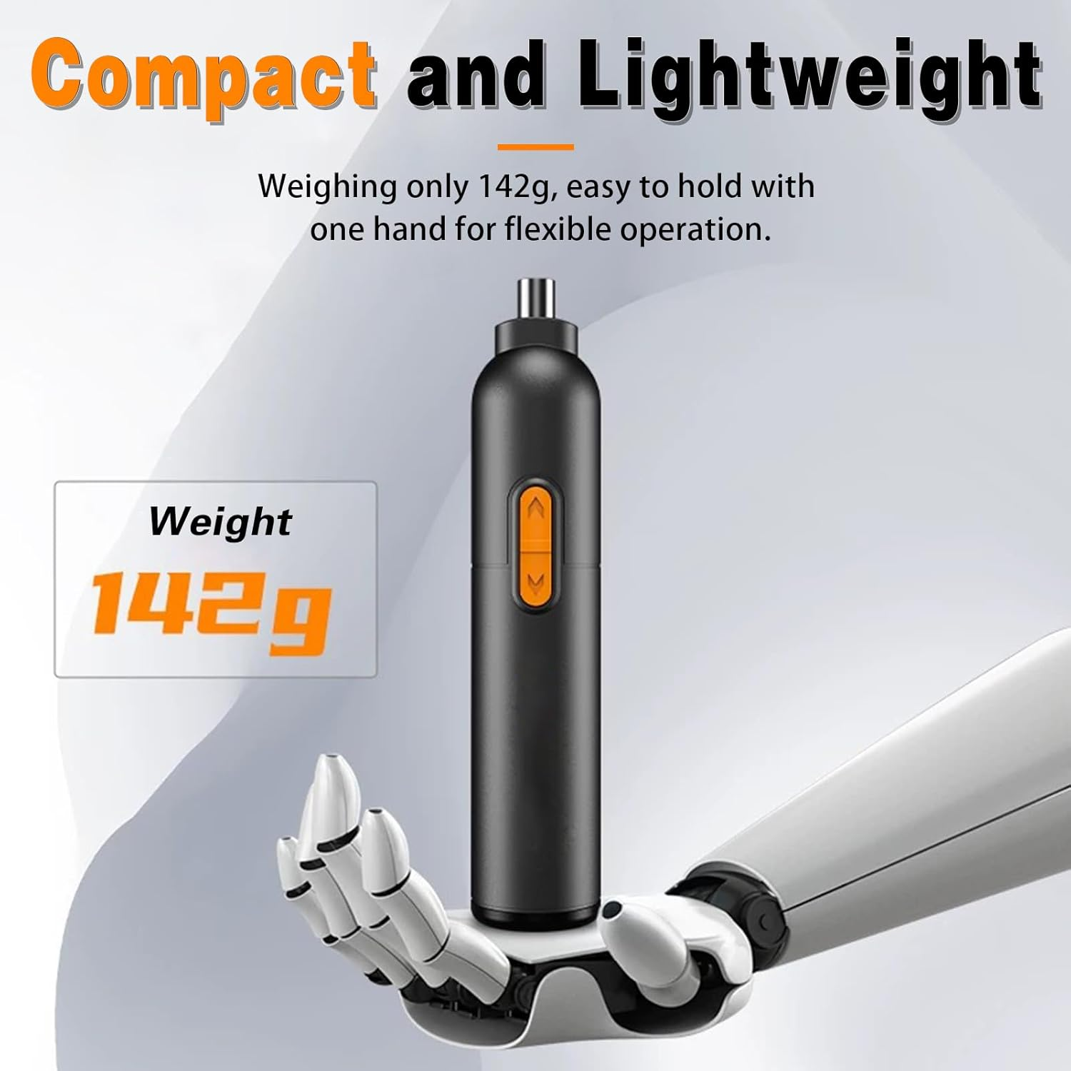 Cordless Electric Screwdriver, 3.6V Rechargeable Mini Power Screwdriver with 14 Pcs Accessories, USB Charging, 3Nm Screw Gun, Mini Carrying Screwdriver Set image number 3