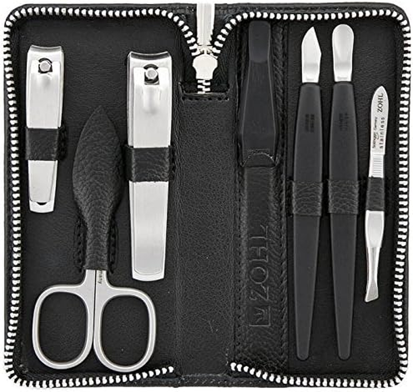 ZOHL Germany Nail Clippers Leather Set 7 Pc Manicure Set (ZO1416) image number 4