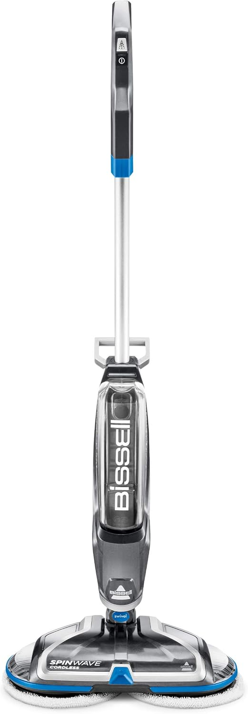 BISSELL Spinwave Cordless 2240F | 18V Cordless Spin, Spray, & Scrub Electric Mop with Washable Microfibre Mop Pads & Multi-Surface Pet Formula for Sealed Hard Floors