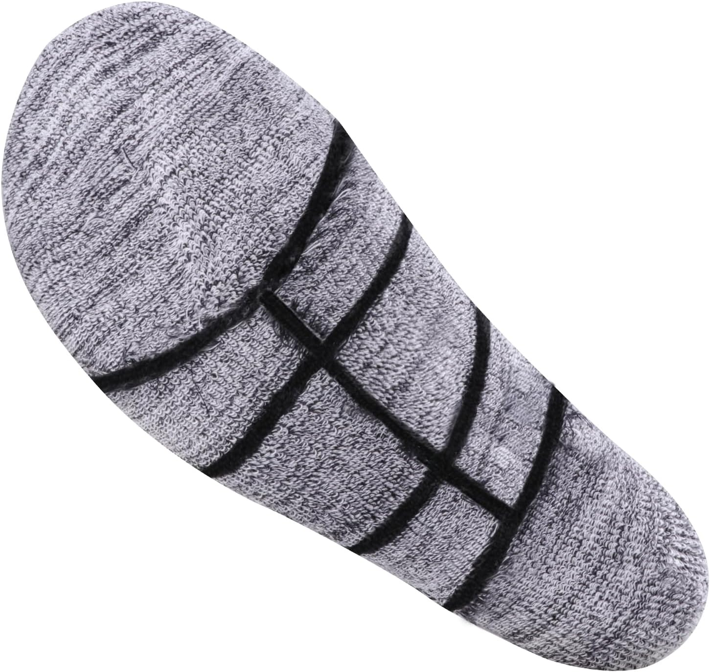 YUEDGE Men'S Cushioned Hiking Sports Socks Breathable Wicking Work Socks Padded Safety Boot Socks Casual Athletic Crew Socks for Men, 5 Pairs image number 7