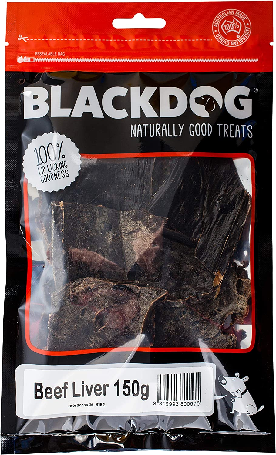 BLACKDOG Beef Liver - 150G, All