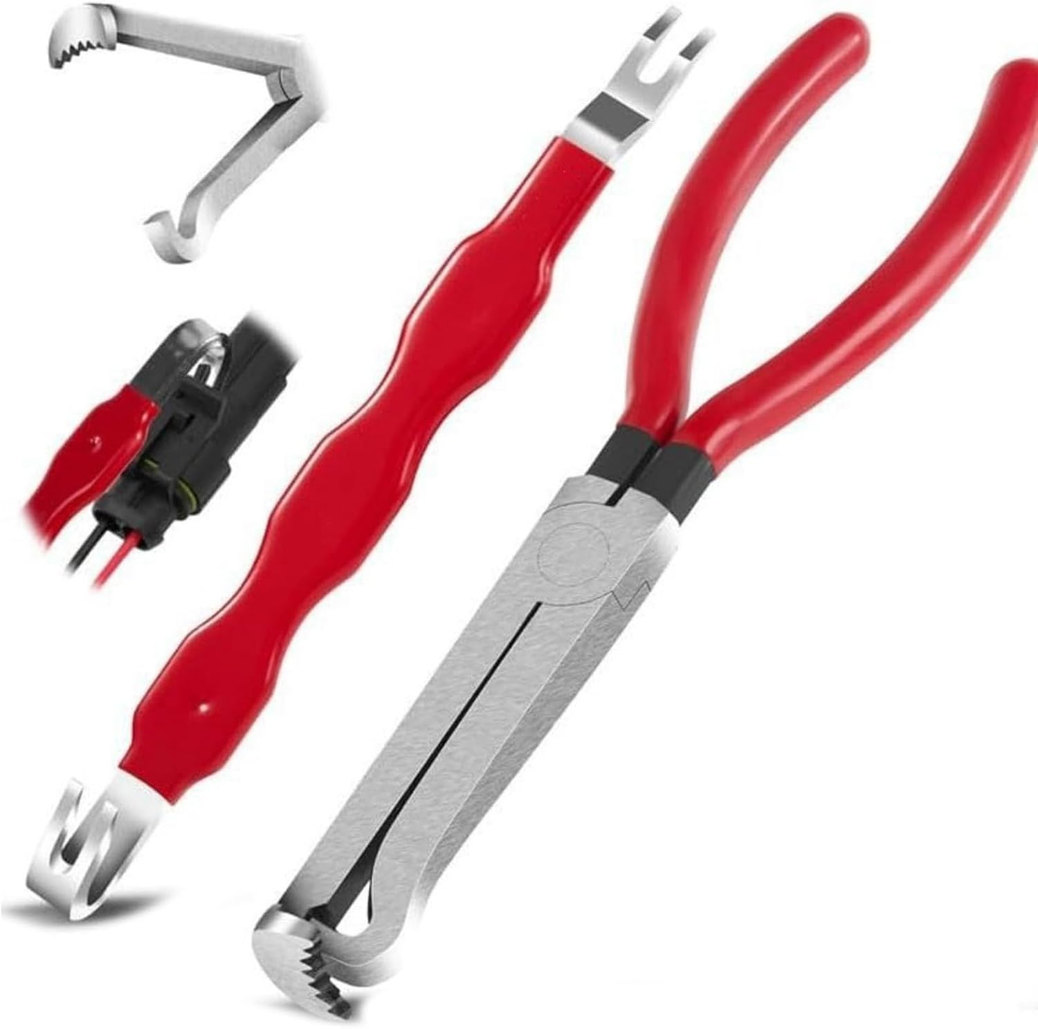 2PCS Automotive Electrical Connector Removal Tool &ndash; Disconnect Pliers & Terminal Separator for Car Wire Harness and Electrical Repairs image number 1