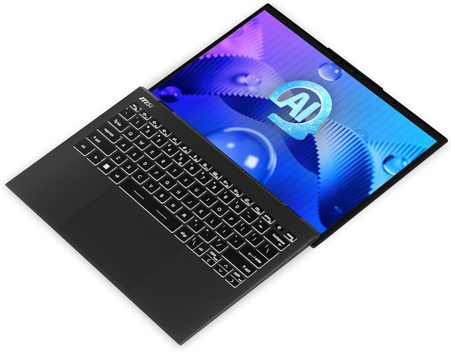 MSI Prestige 13 AI Evo A1MG-044AU 13 Inch 2.8K OLED Panel Intel Core Ultra 7 155H Intel Arc Graphics LPDDR5 16GB RAM 512GB SSD Win 11 Home Business and Productivity Laptop, Stellar Gray