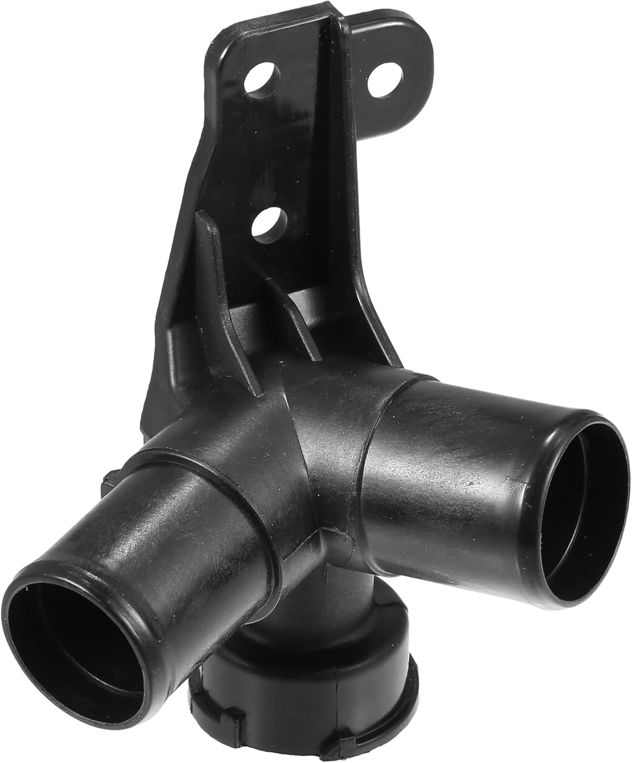 X AUTOHAUX Engine Radiator Coolant Filler Neck Compatible for Hyundai Accent 2012-2017, Durable Plastic Black Inner Plastic image number 2