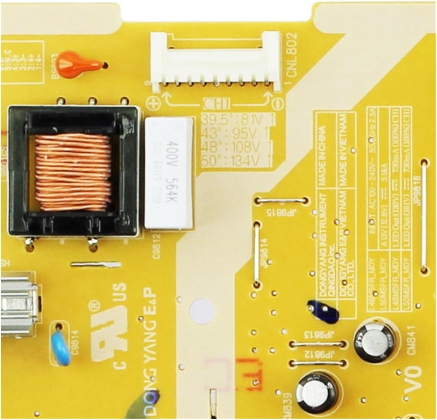 HG49EE470HKXXU UA49J5200AKXXS UA49M5100AKPXD UE49M5000AWXXN UN49J5200AK XZL, Compatible for Samsung, TV Power Board L50MSFR-MDY BN44-00856C image number 2
