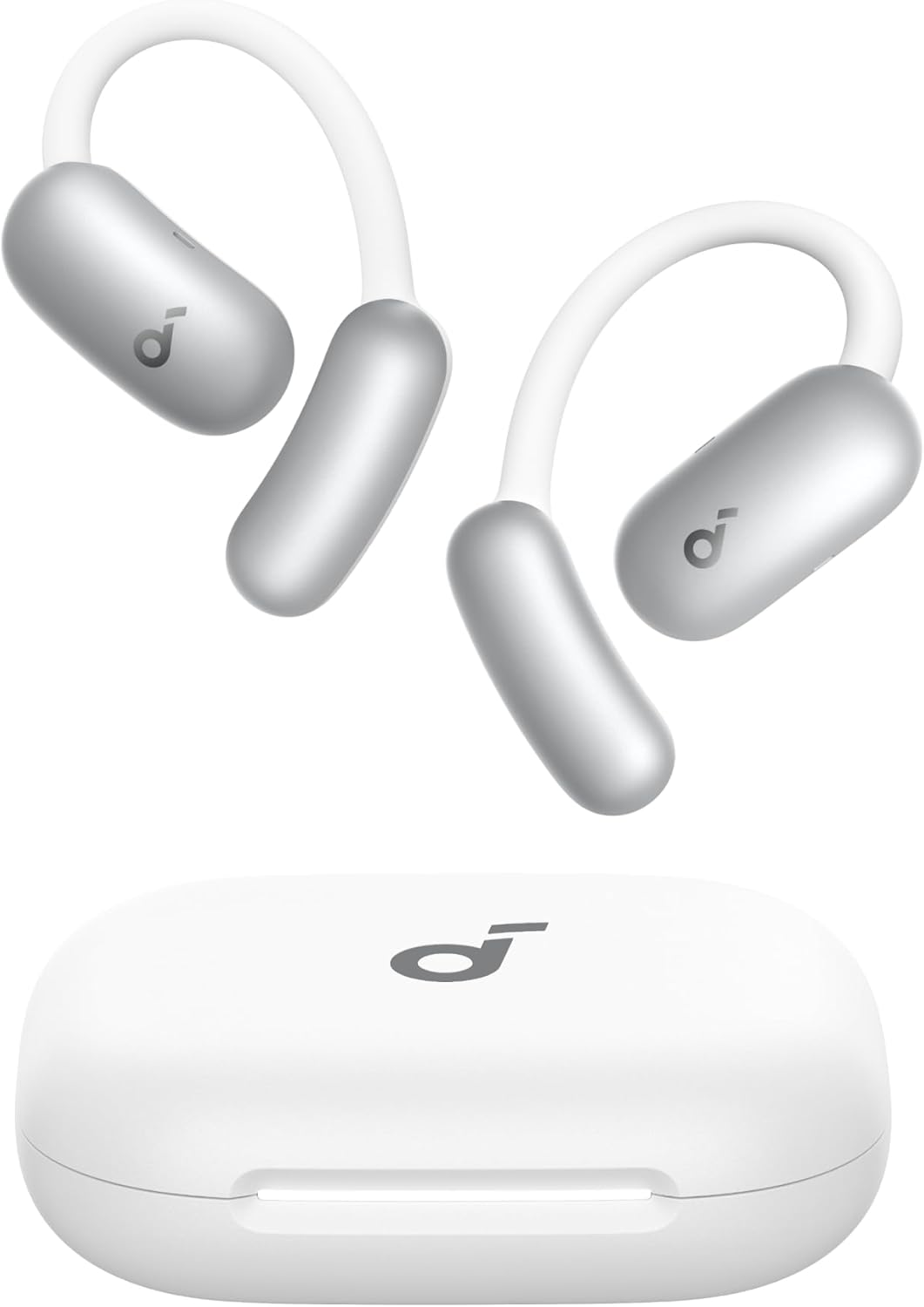 Soundcore Aerofit 2 AI Assistant Open-Ear Headphones by Anker, Pressure-Free Fit, 2X Richer Bass, Real-Time Translation Earbuds, Hi-Res, 35H Playtime, IP55