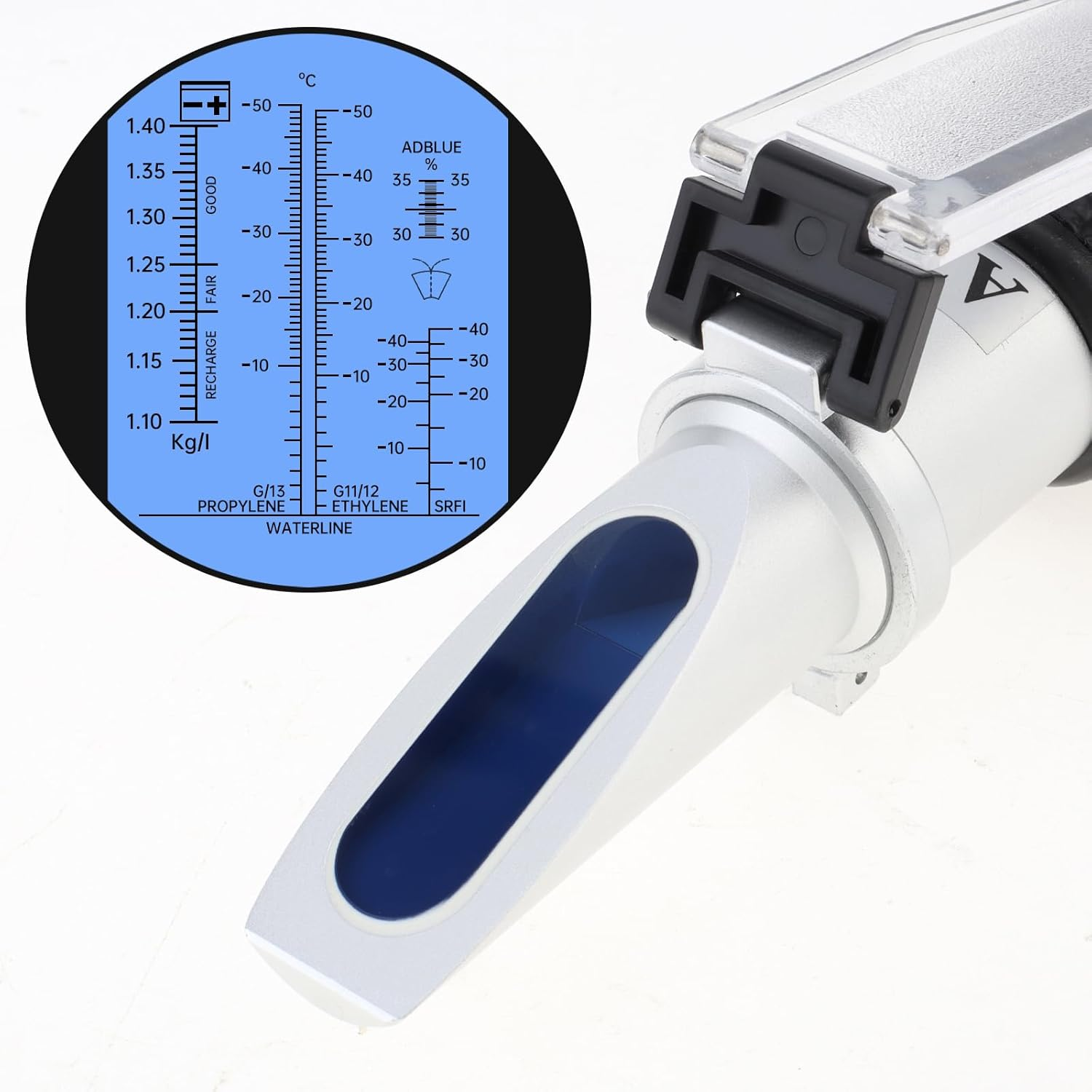 Origlam 4-In-1 Car Adblue Urea Refractometer Battery Fluid Ethylene Propylene Glycol ATC image number 4