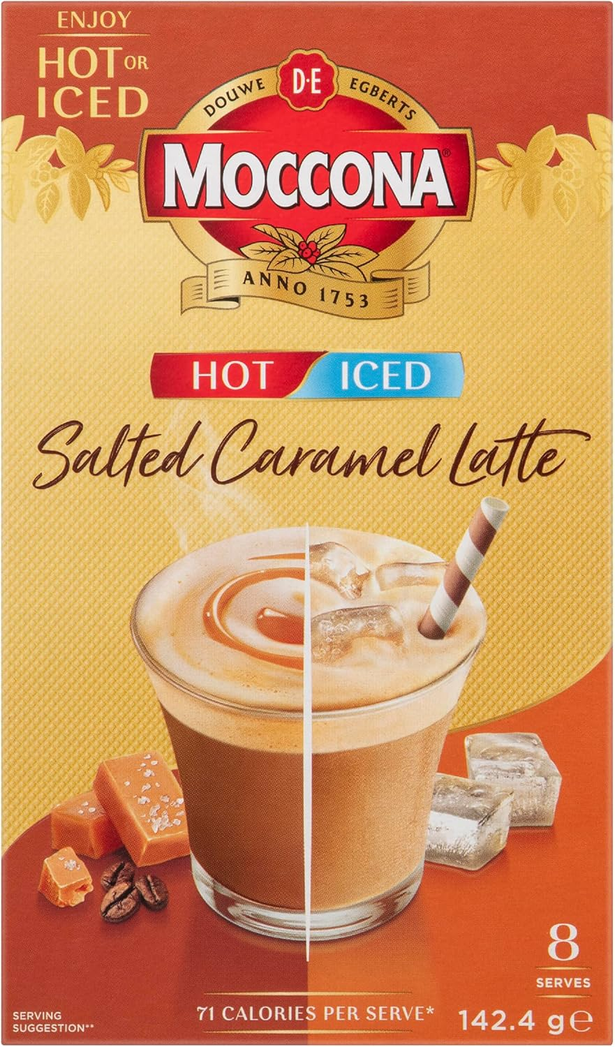 Moccona Coffee Sachets Iced Hot Vanilla 40 Sachets (8 Sachets X 5 Packs) image number 3