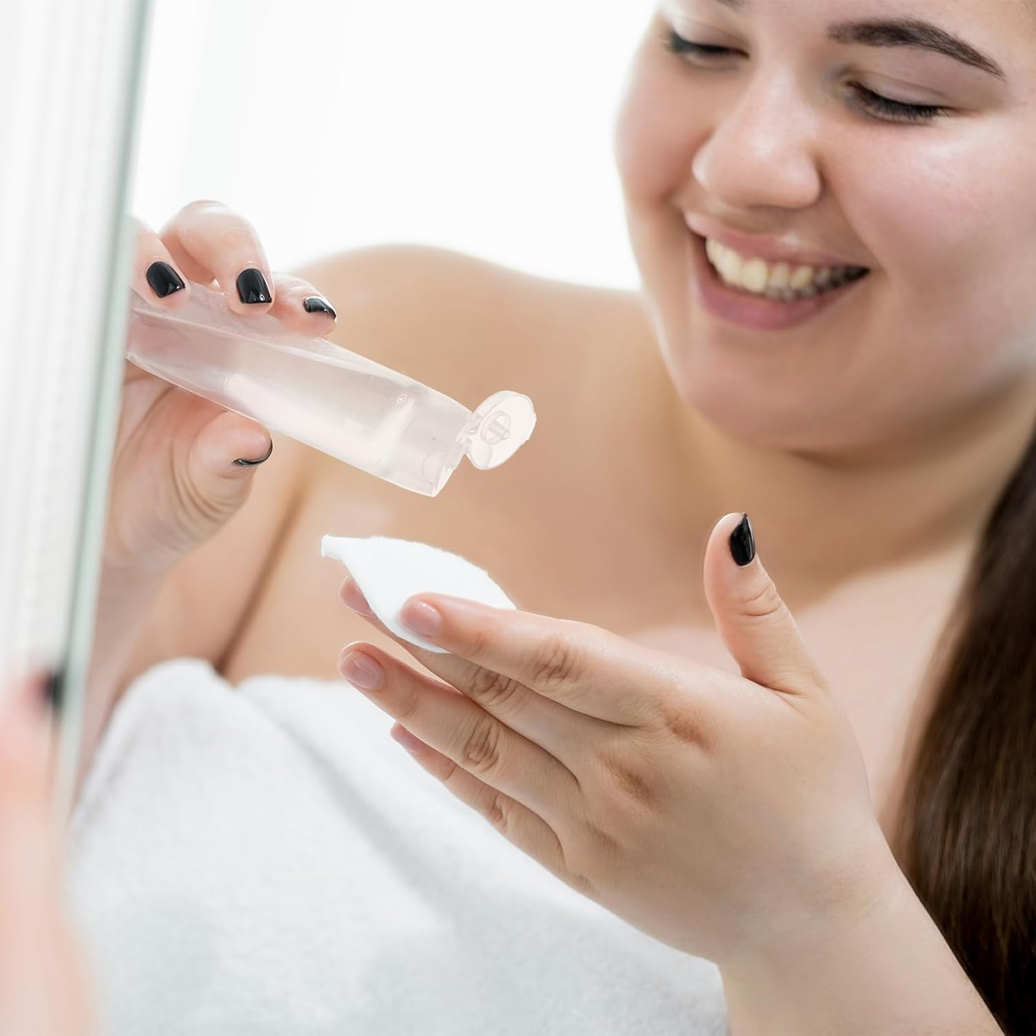 Refillable Cosmetic Containers, 5 Pieces 1 Oz Travel Bottles Mini Squeeze Bottle Makeup Containers Empty Lotion Bottles Toothpaste Container Reusable Travel Dispensers Bottles for Liquids Toiletries image number 6