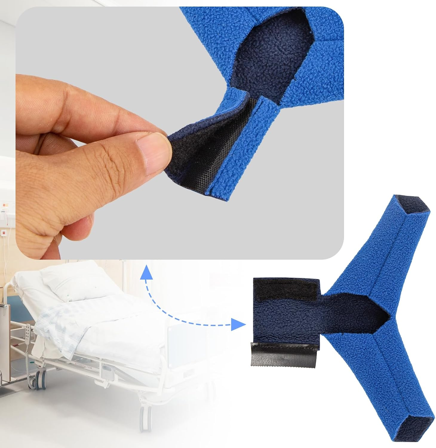 2 Pack Strap Covers Headgear Pads Compatible with Resmed Airfit N20 or Respironics Wisp Nasal Mask Y Strap Cover Reduce Red Marks image number 5