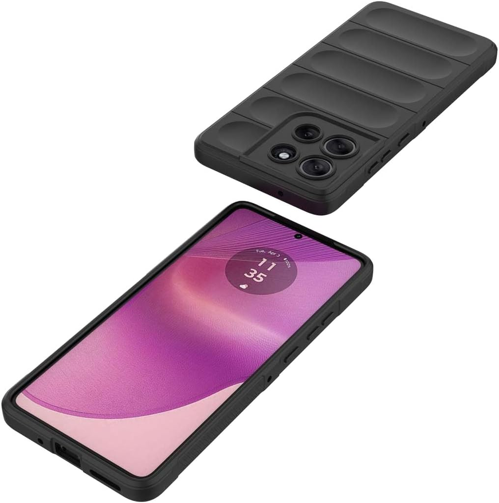 GOKEN Case for Motorola Moto G86 Power, Flexible Soft Silicone Cover with Anti-Slip Grip, Shockproof Protection, and Sleek Pure Colour Design -Dark Blue - Green image number 7