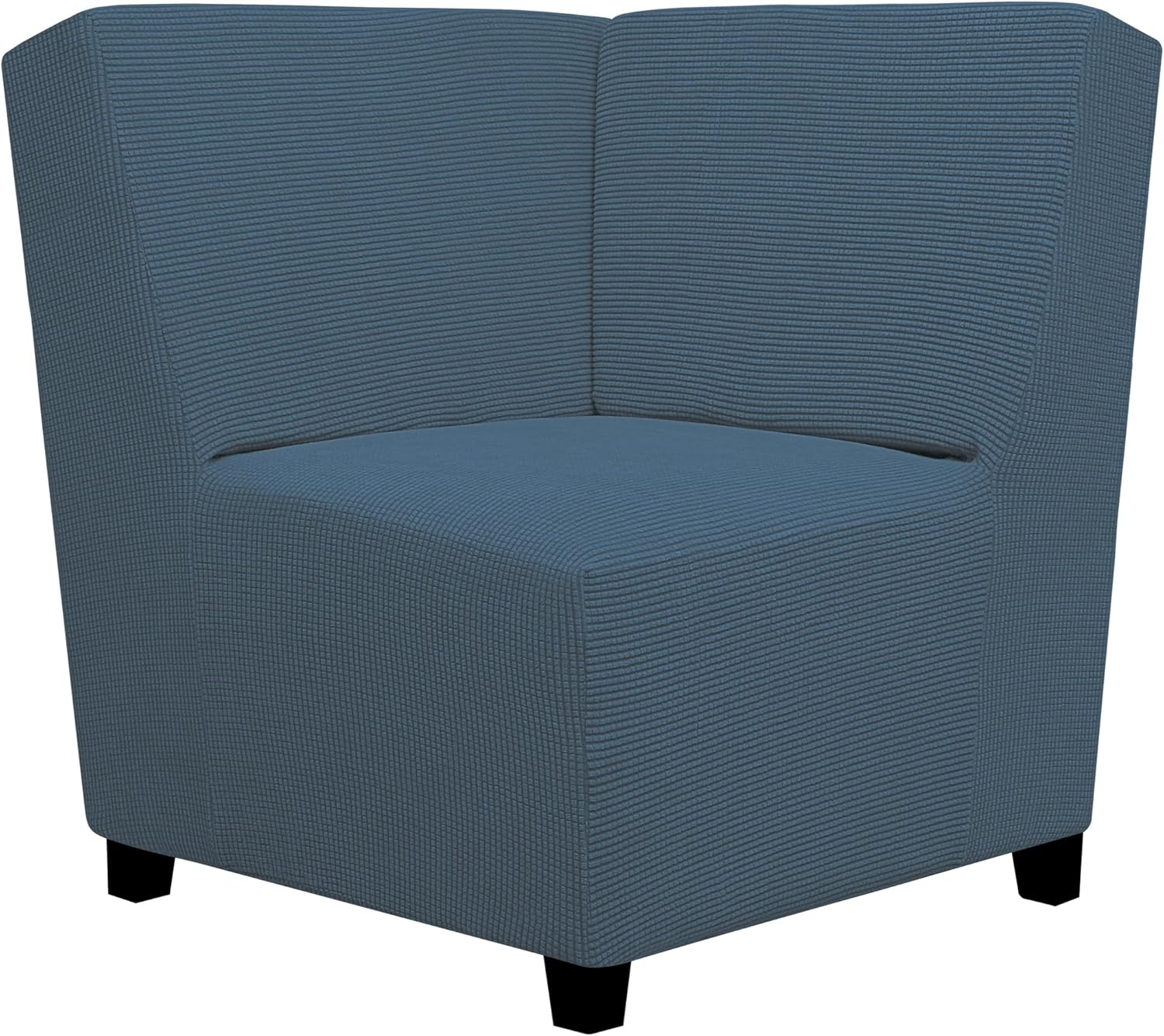 Easy-Going Waterproof Patio Cushion Covers ONLY Cover 24X22X4 Inch 4 Pack Replacement Non-Slip Outdoor Seat Cushion Slipcover with Zipper. Navy