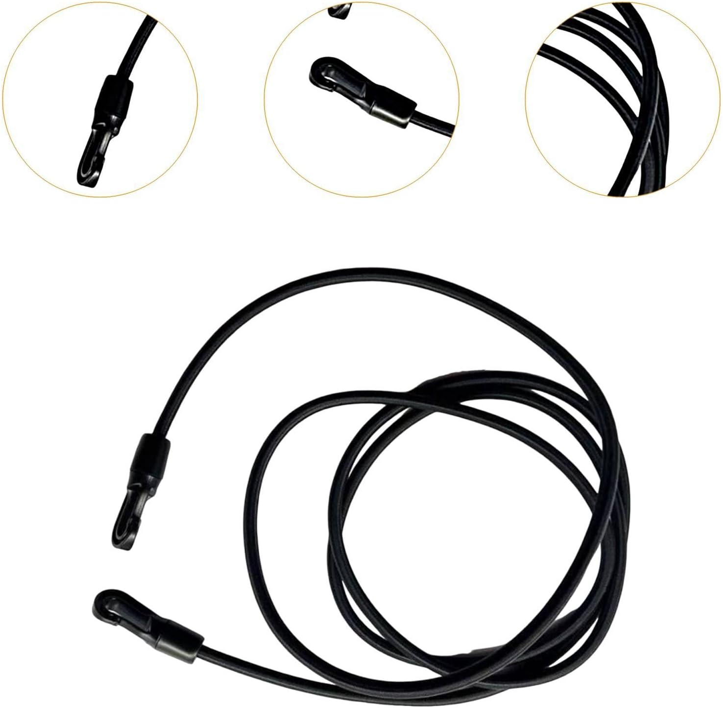 Generic Rowing Machine Pull Belt Cord String Rope Attachment Fitness Machine Accessories Length 2.5 Meter Replace for Gym Sports Home image number 2