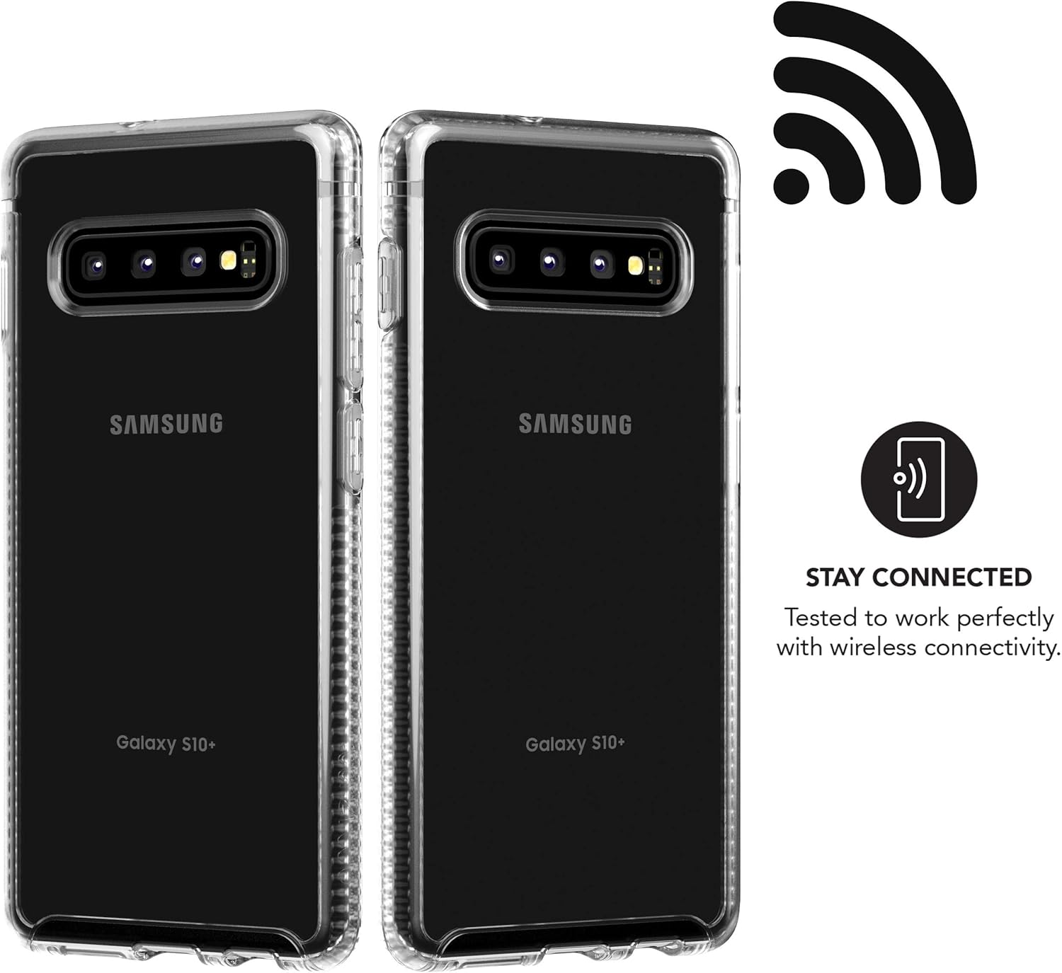 Tech21 Pure Clear Phone Case for Samsung Galaxy S10+, Clear image number 6