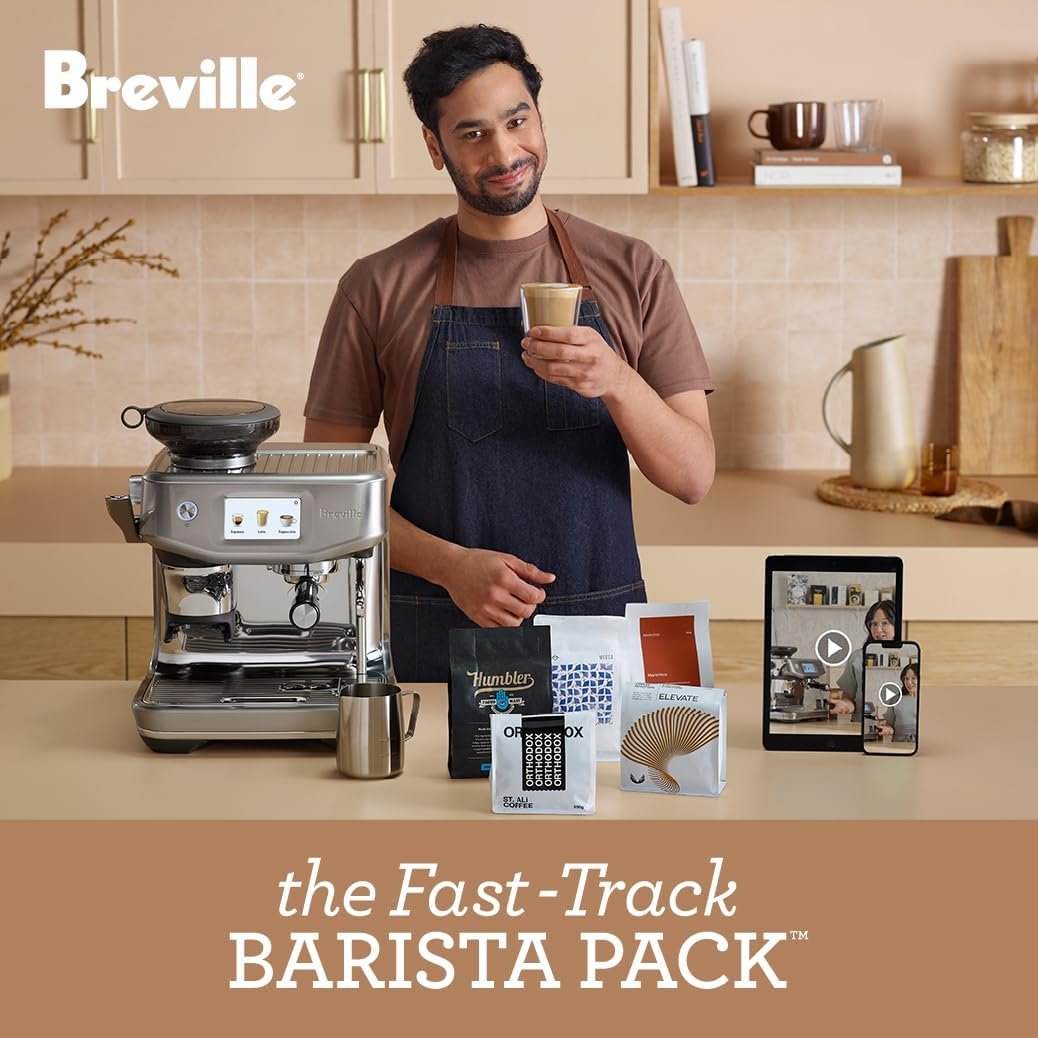 Breville the Oracle Espresso Machine BES980BKS, Black Seasame - Brushed Stainless Steel image number 5