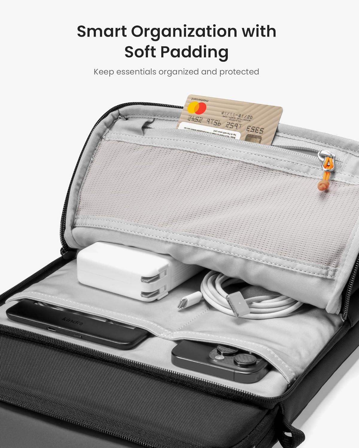 Tomtoc Tablet Shoulder Bag for 2025 13-Inch Ipad Pro M5/M4,13-Inch Ipad Air M3/M2, 12.9-Inch New Ipad Pro 2018-2023 with Magic Keyboard and Smart Keyboard Folio, Tablet Sleeve image number 1