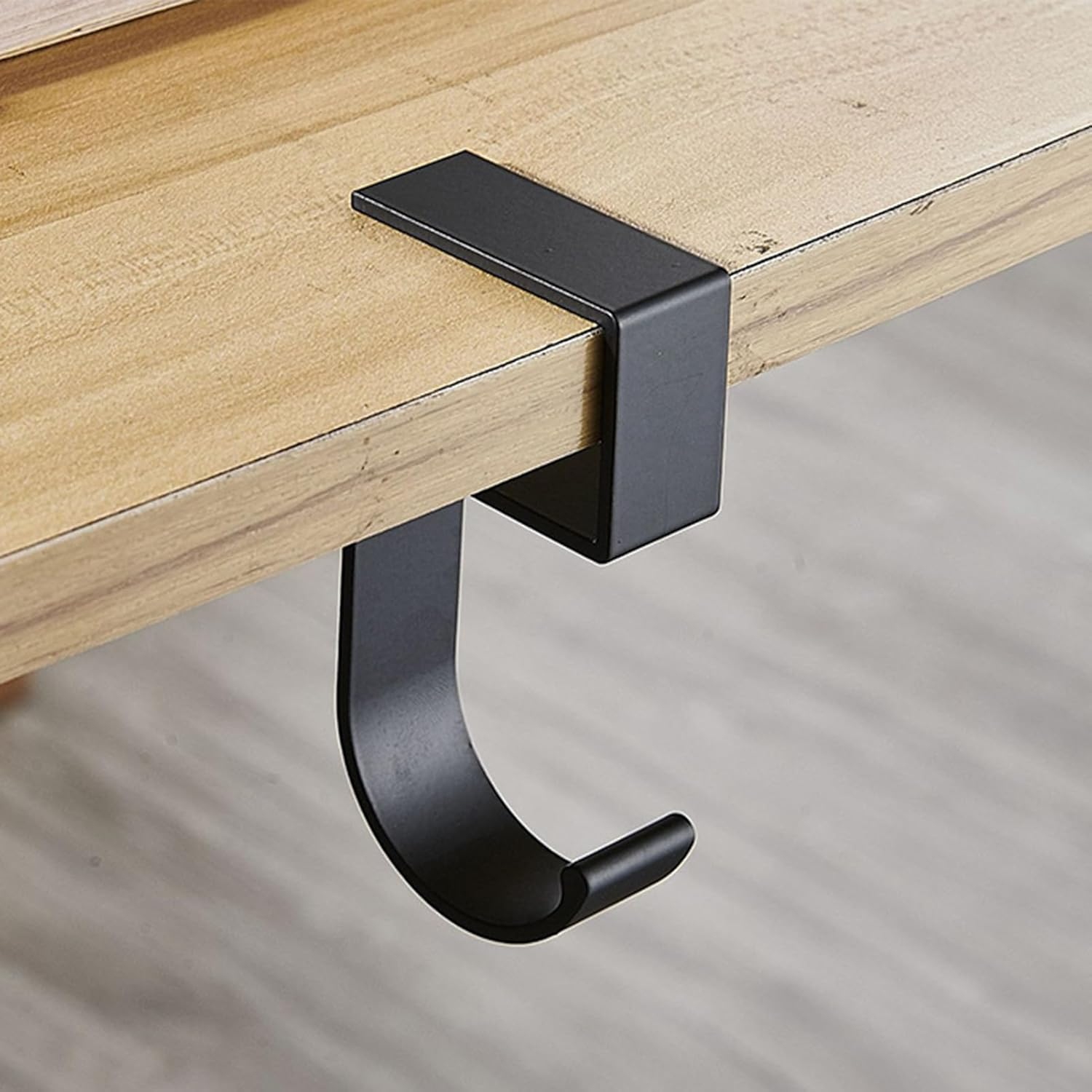 Headphone Desk Hanger | Practical Desk Bag Hanger,Multifunctional Movable Table Rack, Heavy Duty Organizer, Metal Storage Tool Space Saving for Clothes Coats image number 4