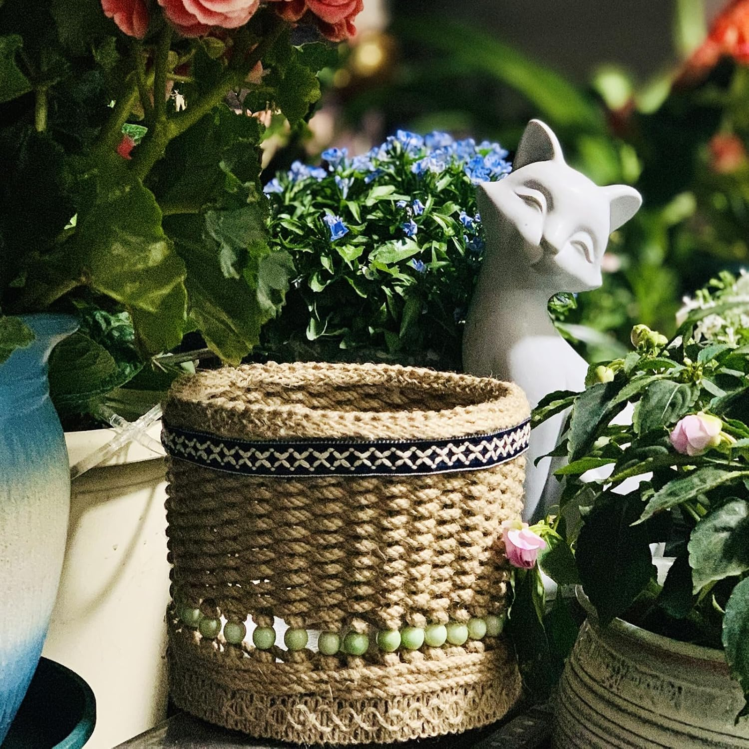 200Feet 4Mm Twine String Jute Rope for Crafts/Gift Packing/Garden (4Mm 6Ply 200Feet) image number 1