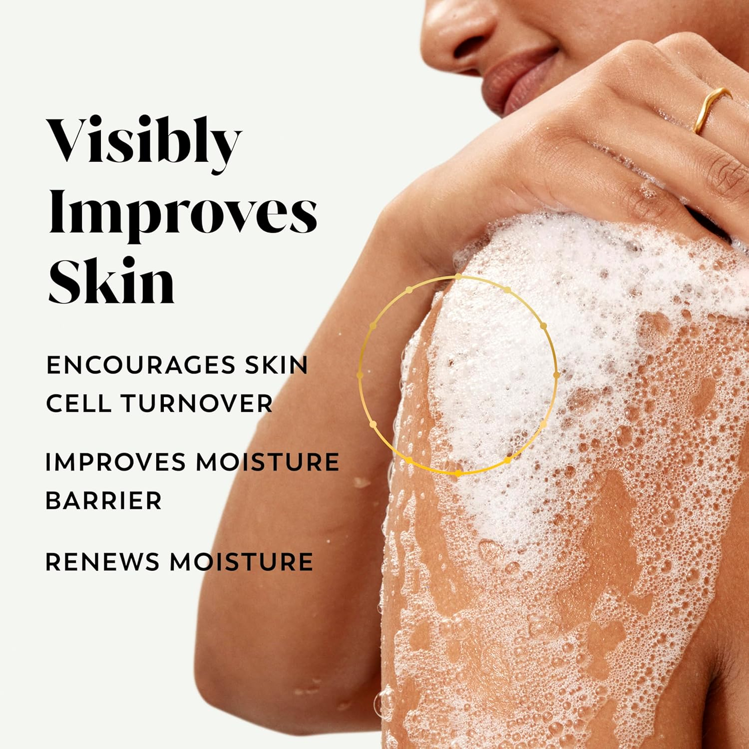 Olay Body Wash for Women, Tone Brightening Exfoliation, Vitamin C Serum Complex, Renew Moisture, Free of Parabens & Phthalates, Vitamin B3 Lameller Technology, for All Skin Types, 20 Fl Oz (Pack of 4) image number 3