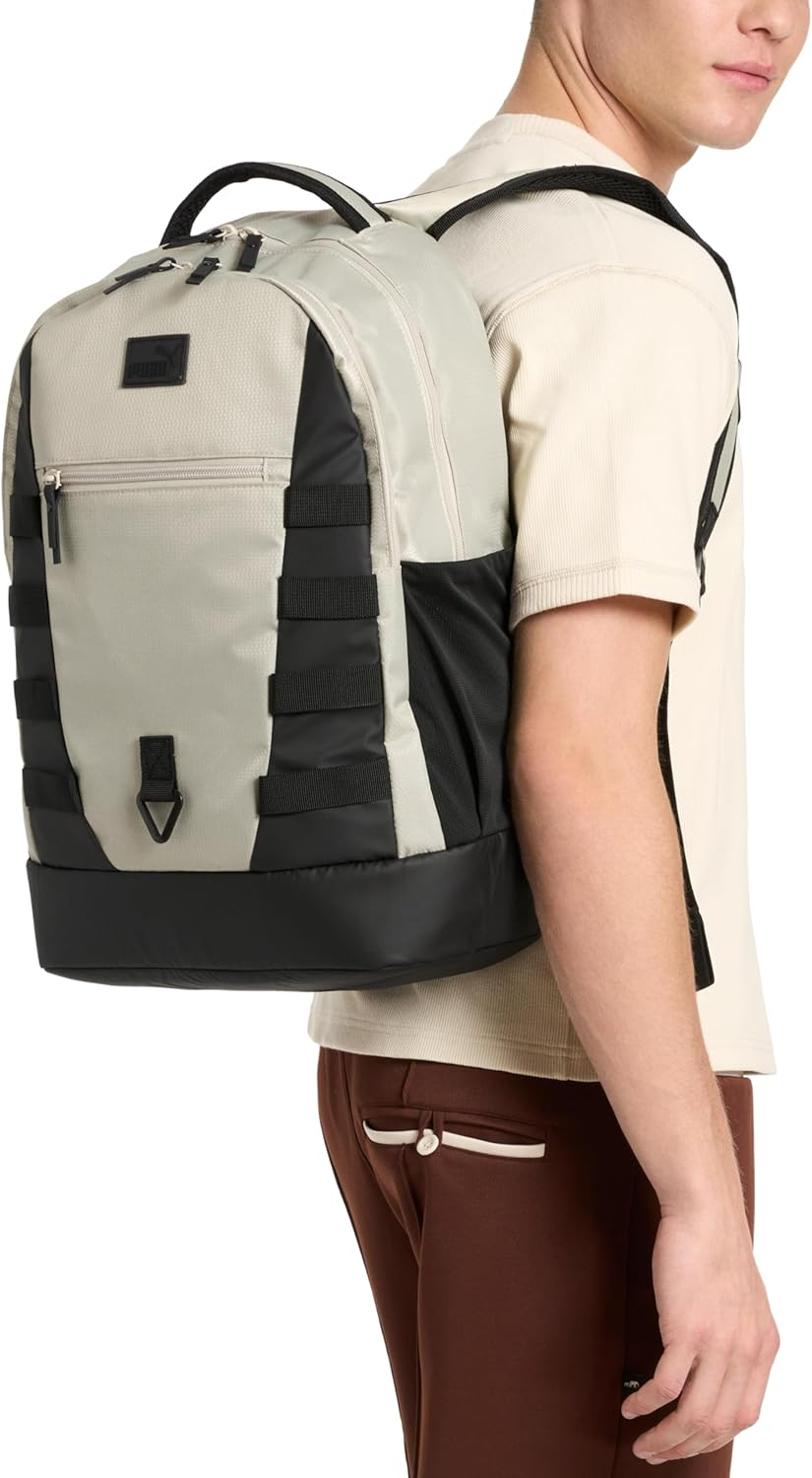 PUMA Fluid Backpack - Black/Silver image number 4