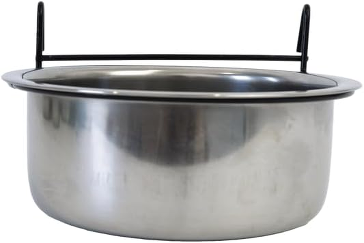 Paradise Stainless Steel Coop Cup with Hook 2500Ml, Durable Pet Feeding Bowl, Easy to Attach & Clean, Ideal for Birds & Small Animals, Rust-Resistant & Long-Lasting Design image number 1