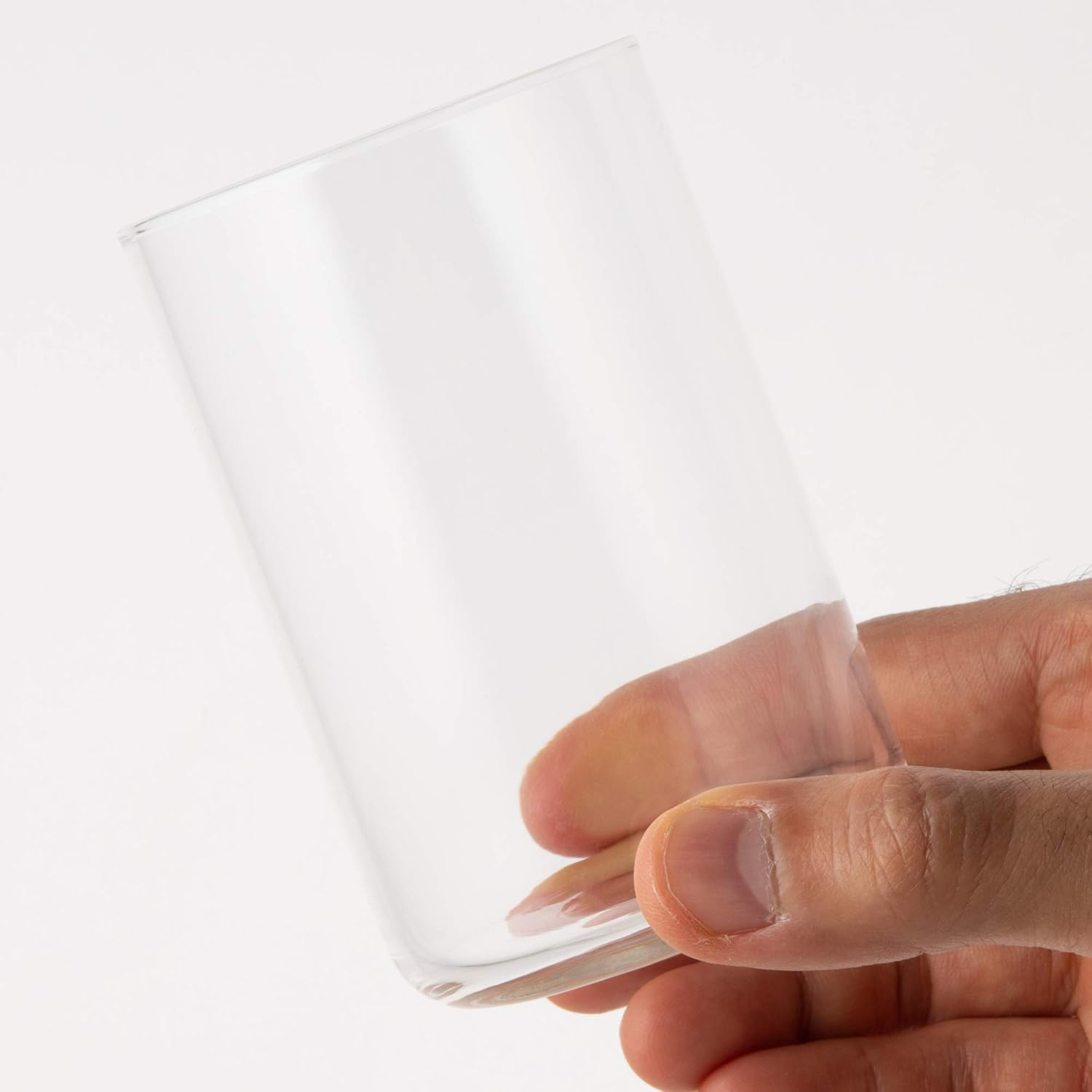 Toyo Sasaki Glass Tumbler, USURAI Tumbler - 12 Fl Oz (355 Ml) Set of 6, Made in Japan, Dishwasher Safe, Break-Resistant Glass Cups, Beer, Highball, Sour, Chuhai Glasses