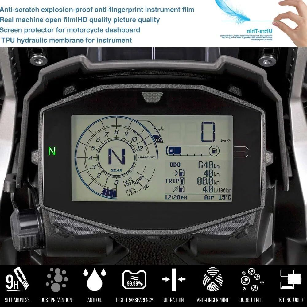 DEMUR for SUZUKI DL1050 V-Strom DL 1050 XT Vstrom DL 1050 XT a Motorcycle Accessories Cluster Scratch Protection Film Screen Protector Dashboard Screen Protector image number 3