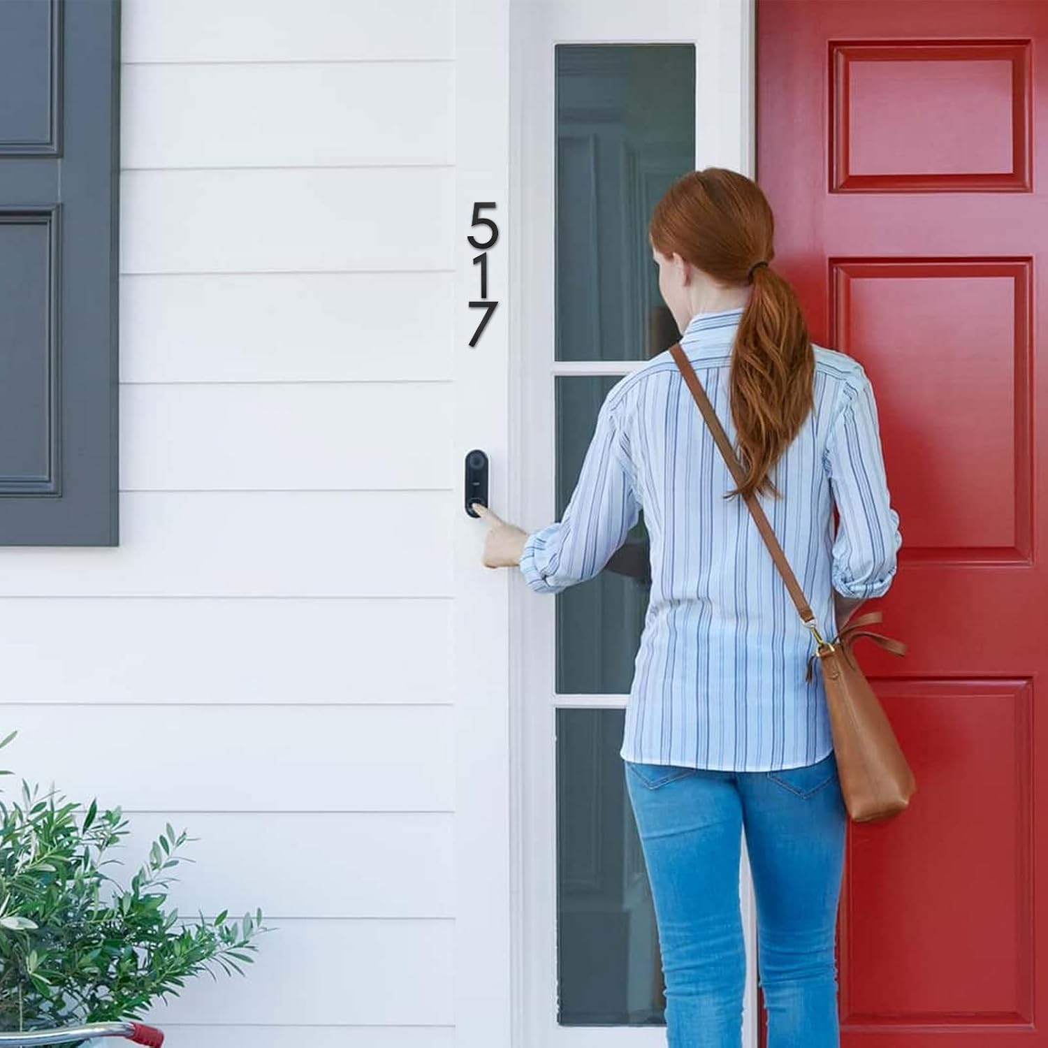 3 Inch Mailbox Number, Stainless Steel Matte Black Modern House Letter Box Numbers, Self-Adhesive Number Door Numbers for Apartments Office (3) - 0 image number 4