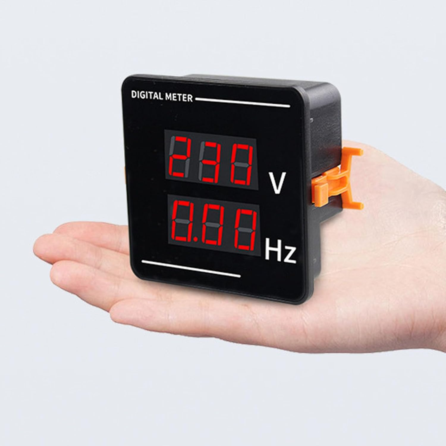 Digital AC Voltmeter Panel Mounting Meter, Digital Voltmeter Ammeter Panel, Voltage Amperage Tester with LCD Display, DC Voltage Voltage Indicator image number 5