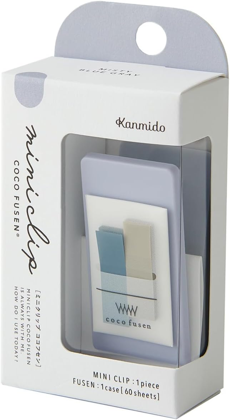 Kanmidou CF-8304 Mini Clip Self-Stick Note Misty Pink, 30 Sheets X 2 Colors, 1 Count