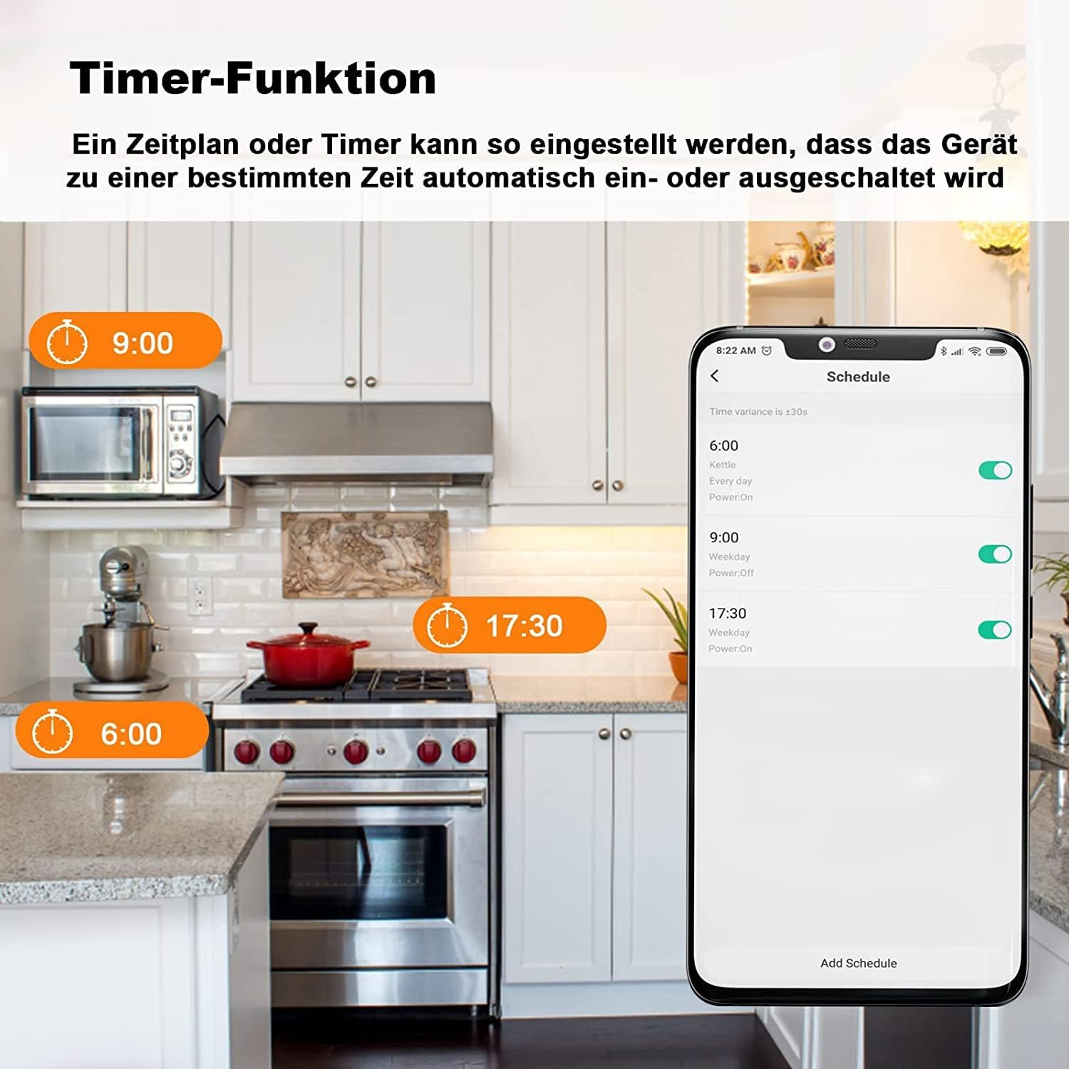 XENON Zigbee Smart Plug Mini, Wifi Outlet for Home Automation, Remote & Voice Control, Compatible with Alexa, Google, Home Assistant, and Smartthiiings, 2 Pack - Zigbee-732-2 Pack image number 3