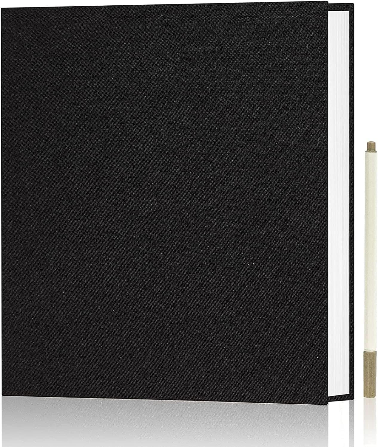 ROROUP Photo Albums, Extra Large Capacity Family Wedding Picture Albums, Magnetic Self-Stick Photos, Memory Book Holds 3X5, 4X6, 5X7, 6X8, 8X10 Inch Photos (Black) image number 3