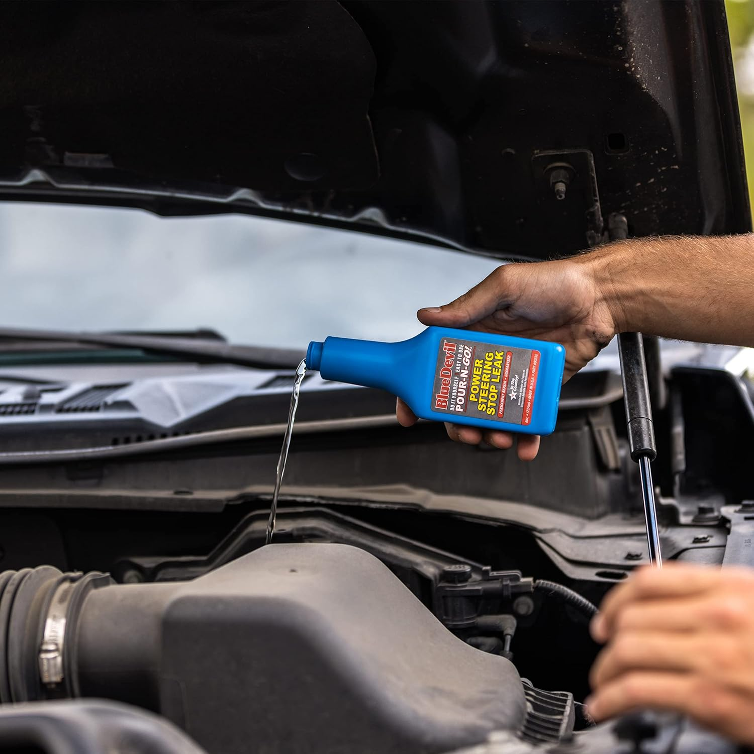 Bluedevil Products 00232 Power Steering Stop Leak - 8 Ounce image number 1