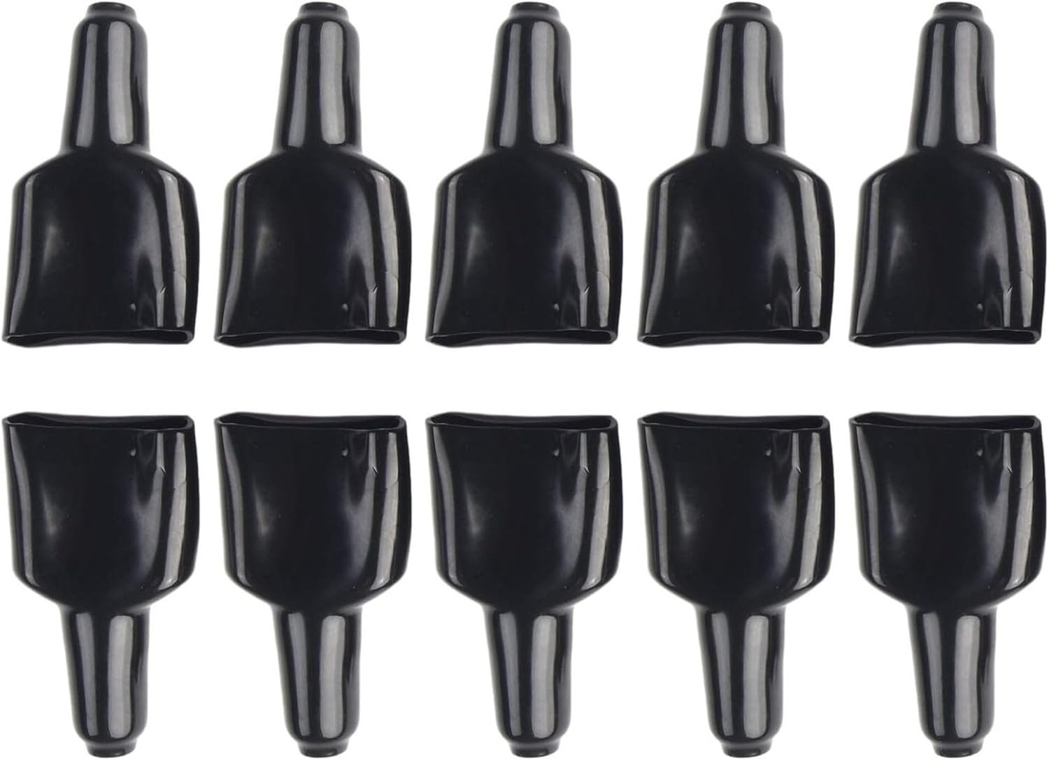 10Pcs Waterproof for Anderson Waterproof 50A Plug Dust Cable Sheath Cover Dust Proof Cable Jacket for Caravans, Solar Panels, 4WD, Battery Boxes, and Outdoor Use image number 3