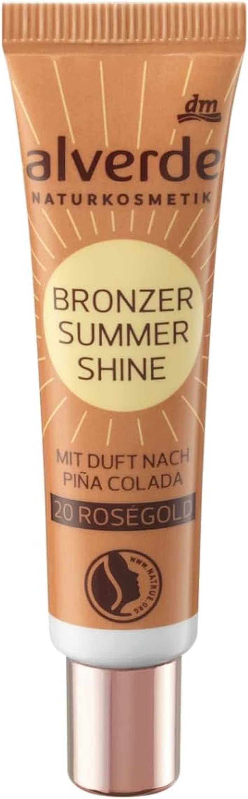 Alverde Natural Cosmetics Bronzer Summer Shine 20 Rose Gold, 15 Ml