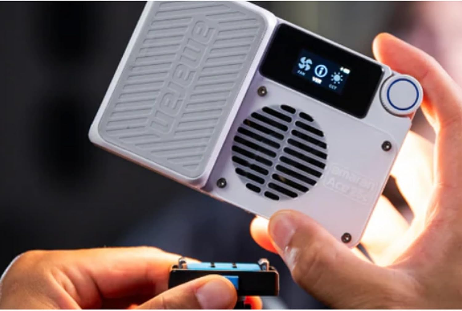 Amaran Ace 25C RGB LED Video Light, Full Color 2300-10000K Bi-Color,4500Mah Rechargeable Battery & PD Fast Charging,Portable for Photography/Filmmaking/Vlogging (Silver) image number 5