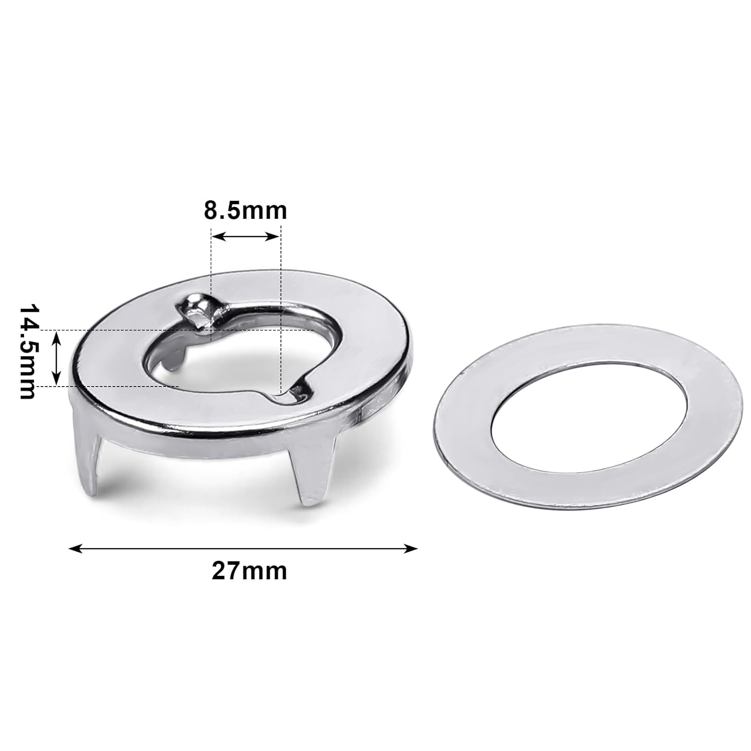 Gisafai 20 Sets Canvas Twist Lock Fasteners, Turn Button Fasteners, Eyelet and Stud Mounting Screws for Canvas Marine Fastener Turn Buttons image number 1