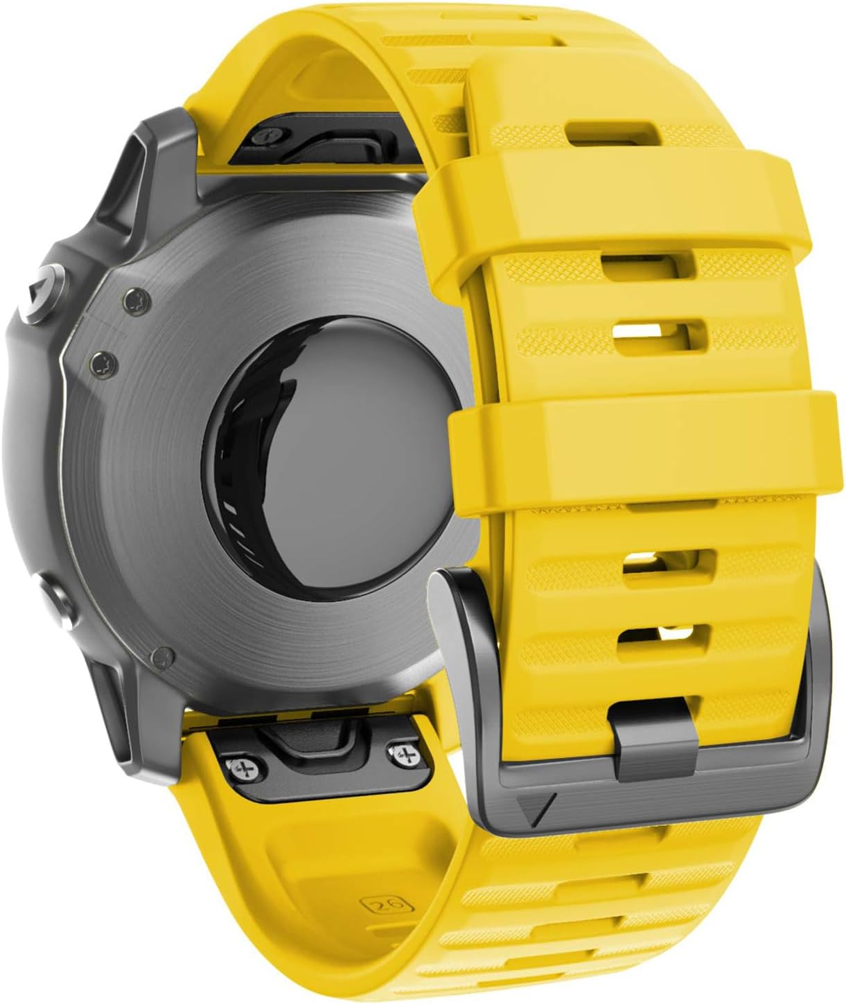 ANCOOL Compatible with Fenix 6X/7X Band 26Mm Quickfit Soft Silicone Watch Band Replacement for Fenix 5X/Fenix 8 51Mm/Fenix 5X Plus/Fenix 3/Fenix 6X Pro/Descent Descent Mk2I Smartwatches (Black)